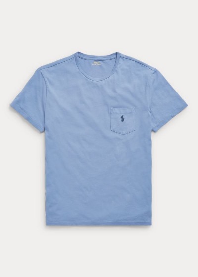 Men's Polo Ralph Lauren Classic Fit Pocket T Shirts | 912643TUL